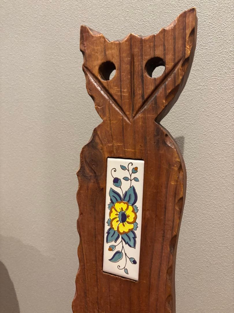 スペイン製 テーブル チェア セット タイル 猫