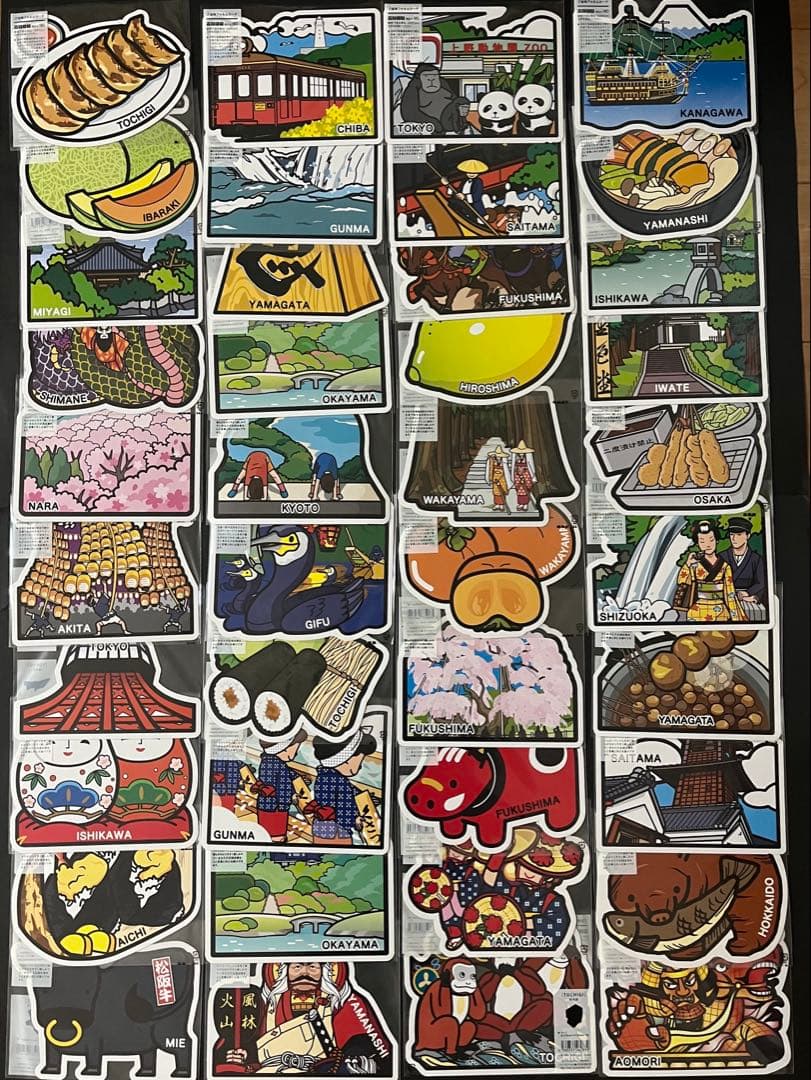 ご当地フォルムカード　162枚セット