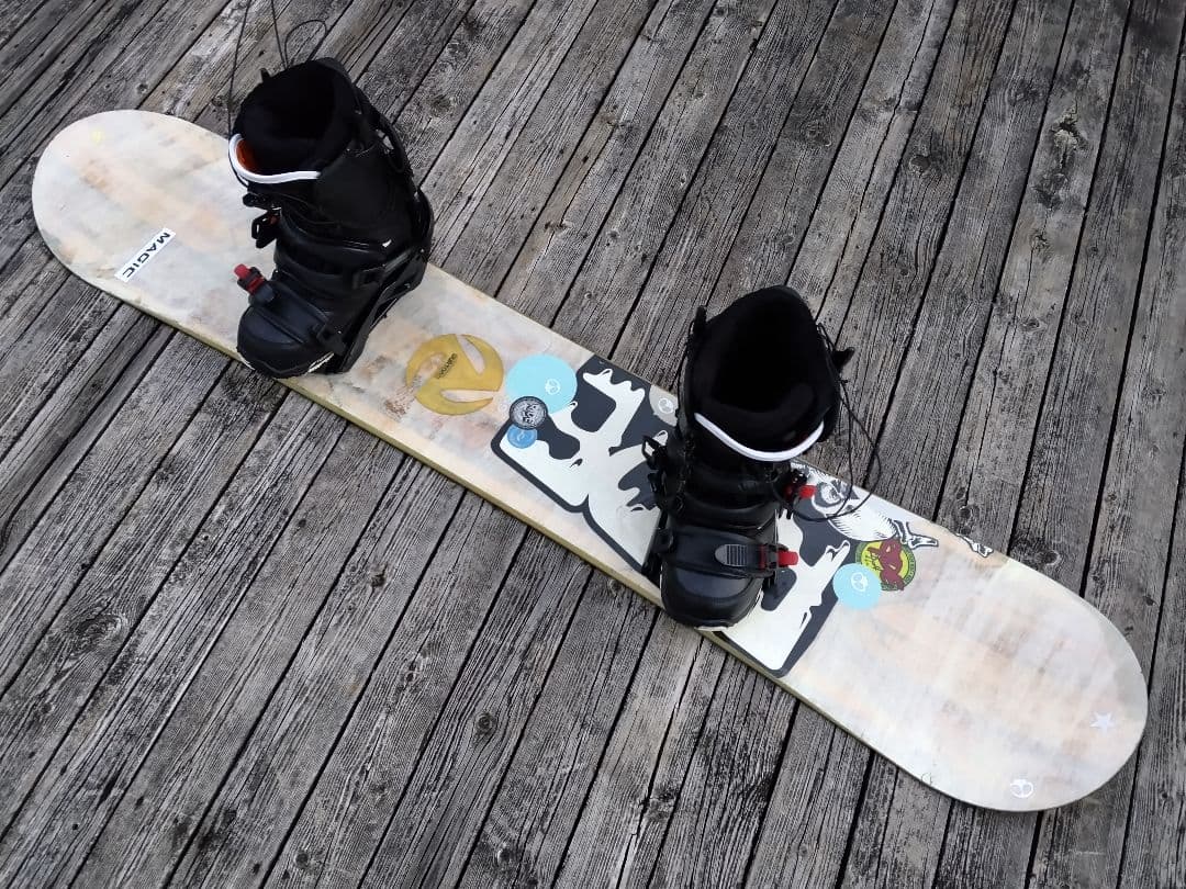 スノーボード 3点セット RIDE DH 159cm ビン ブーツ 28cm