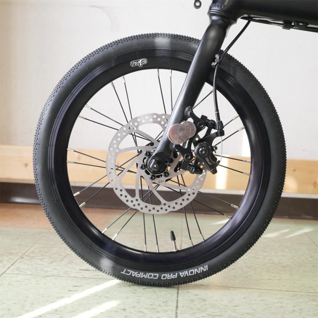 16インチ349　折り畳み自転車　アルミフレーム　ディスクブレーキ