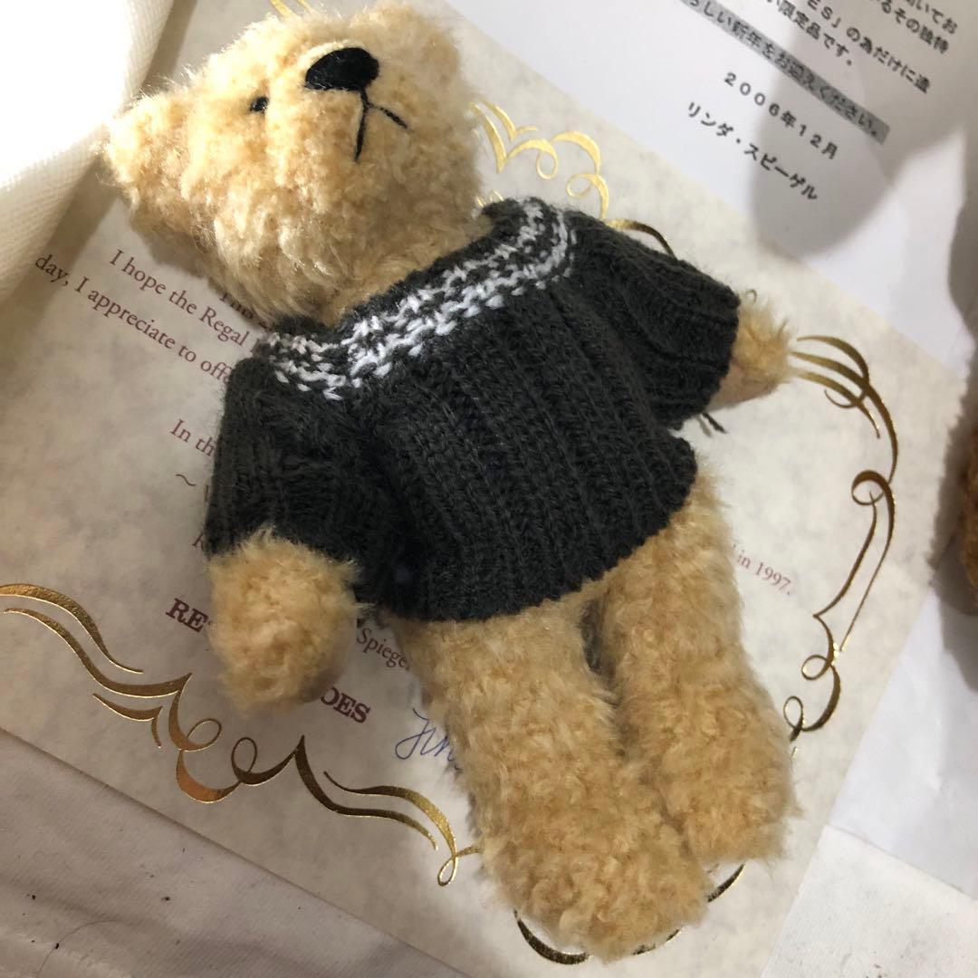 リンダ・スピーゲル　REGAL SHOES シリアルナンバー　テディベア