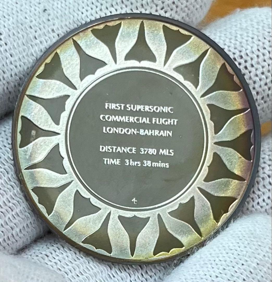 コンコルド就航特別記念 純銀メダル(silver925) フランクリン・ミント