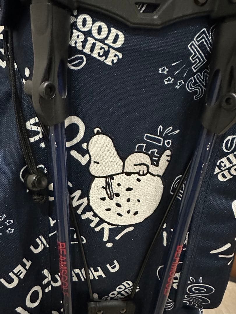BEAMS GOLFスヌーピーコラボ　キャディバッグ