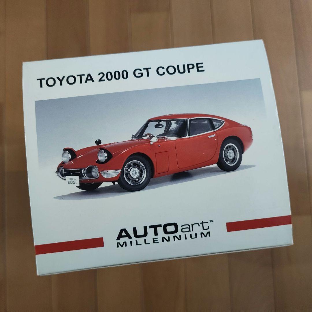 未開封　オートアート　トヨタ2000GT　赤色　1/18スケール