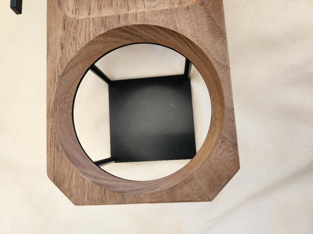 INAVANCE ONES TABLE ウォールナット・アルマイト黒