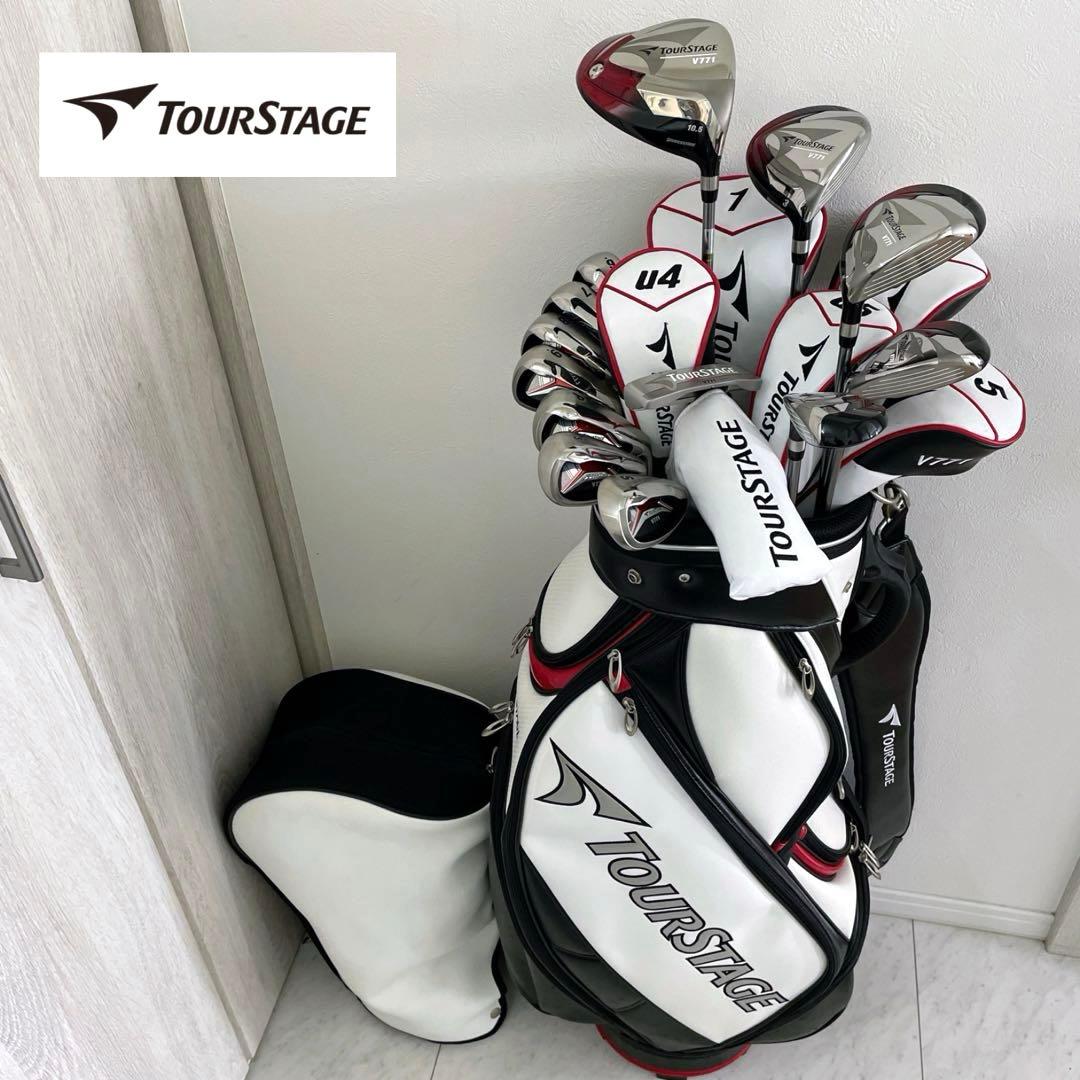 未使用に近い　完売　ツアーステージ　ゴルフクラブ　本格フルセット　V771