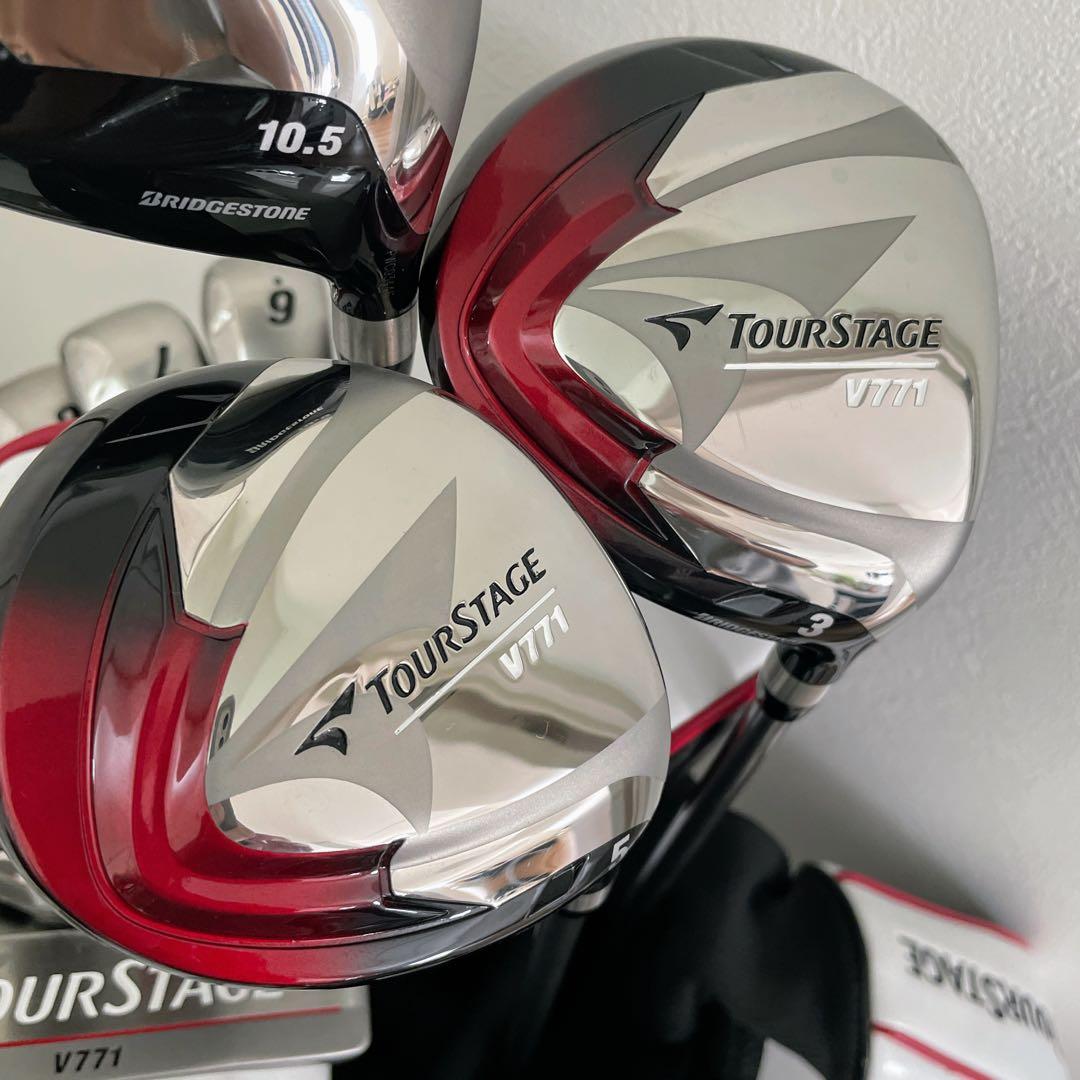 未使用に近い　完売　ツアーステージ　ゴルフクラブ　本格フルセット　V771