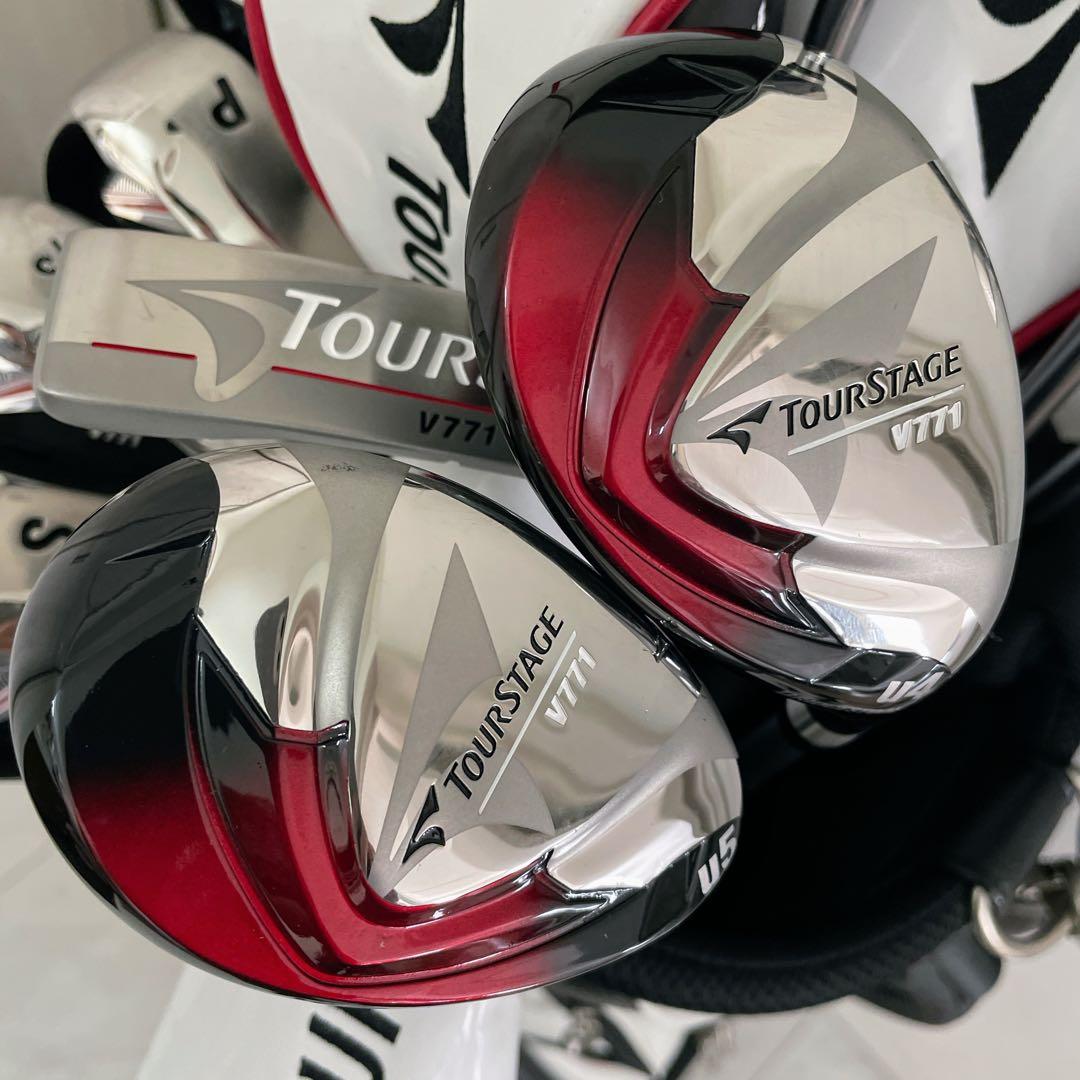 未使用に近い　完売　ツアーステージ　ゴルフクラブ　本格フルセット　V771