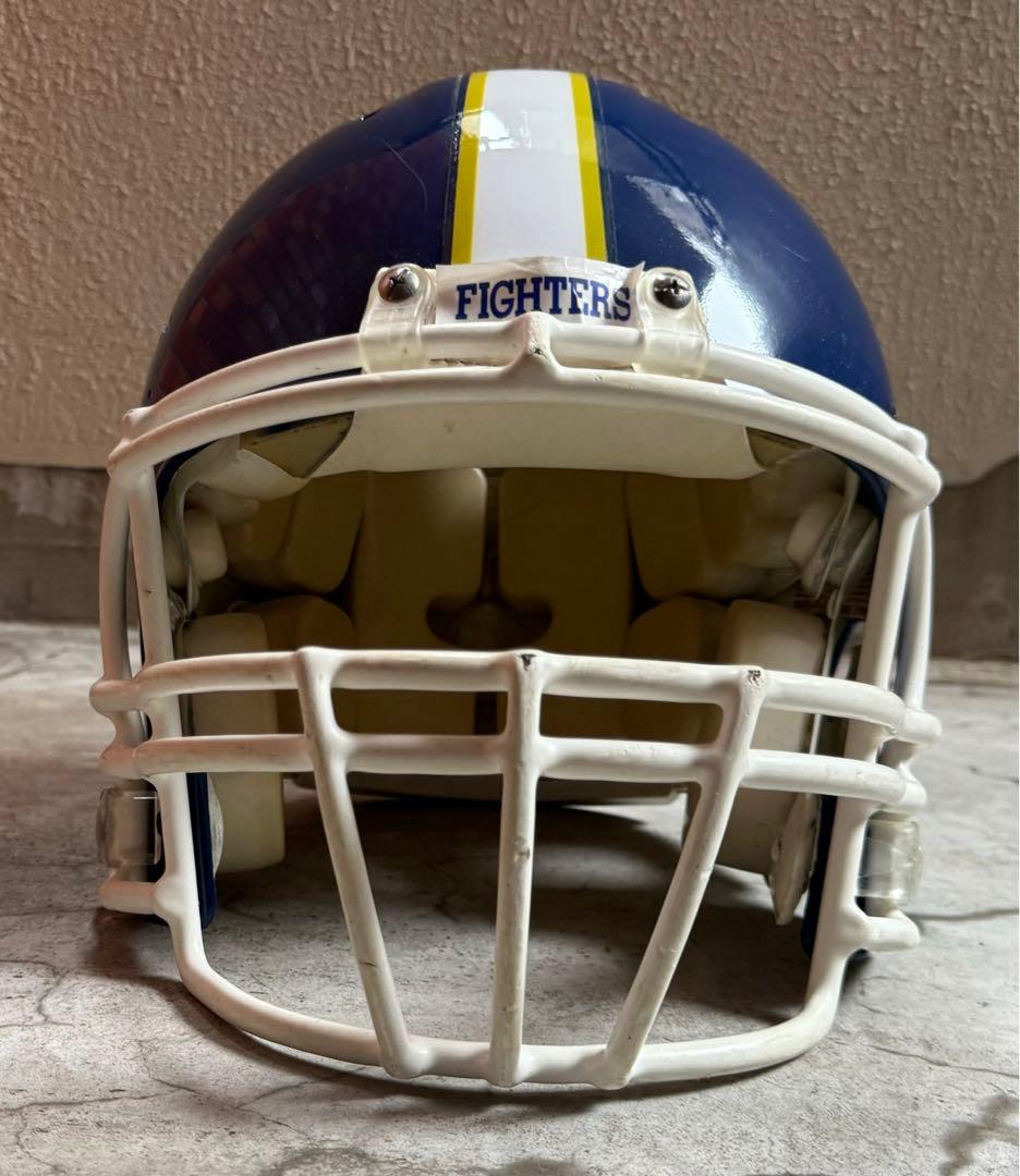Ｗ*0様 アメフト関西学院大学Fightersファイターズ実使用試合ヘルメット
