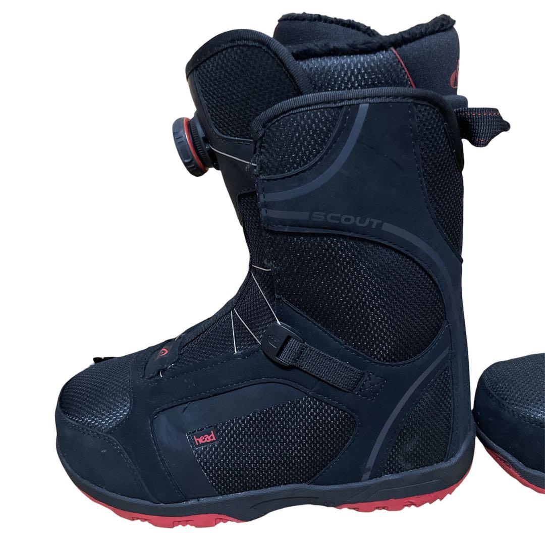 【極美品】HEAD SCOUT スノーボードブーツ BOA 25㎝ メンズ