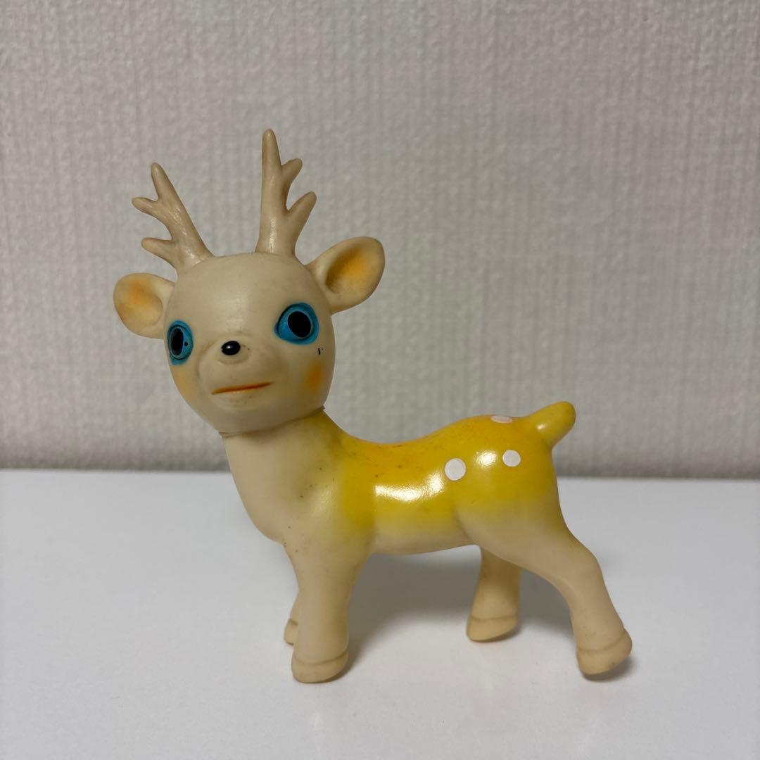 ヴィンテージ　ソフビ　フィギュア　昭和レトロ　動物　鹿