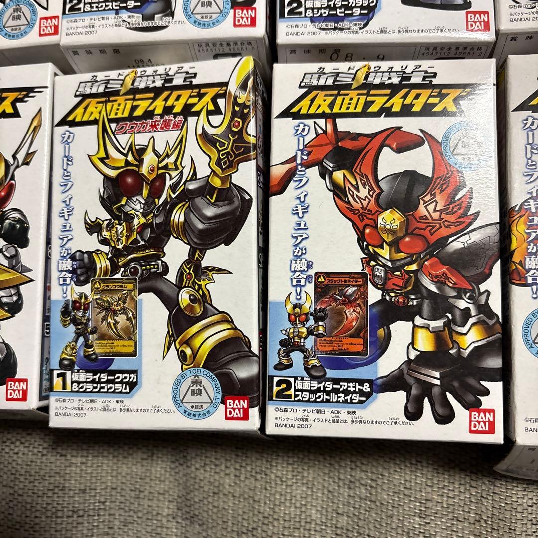 カードウォリアー仮面ライダー ズフィギュア 10体セット
