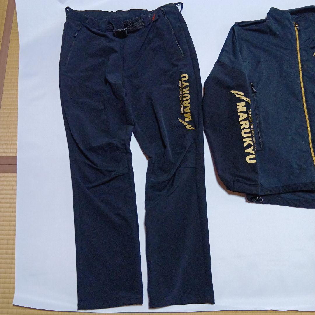 中古マルキュー撥水ストレッチジャケット、パンツMQ-01上下セット　サイズL