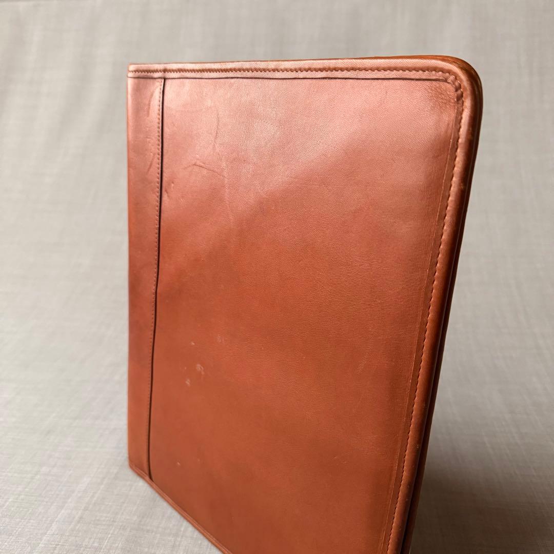 COACH コーチ レザー ドキュメントケース ブラウン