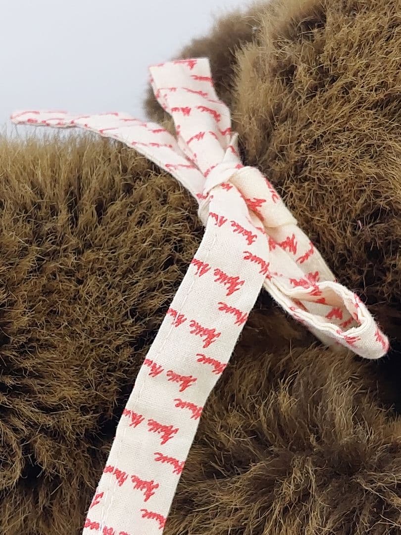 廃盤品 ケテクルーゼ ぬいぐるみ クタクタ犬 ドイツ製 ブラウン 横向き34cm