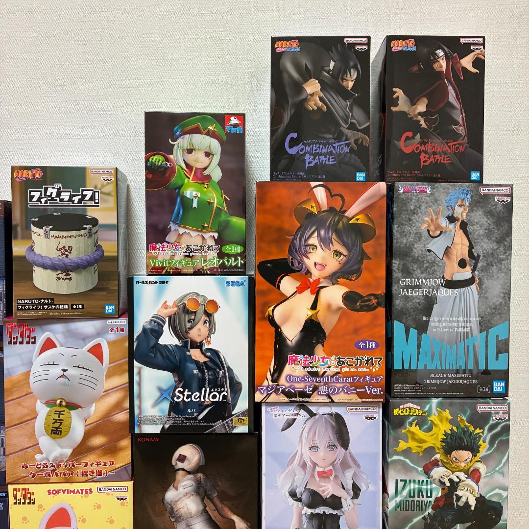 プライズフィギュアまとめ売り、ナルト、ドラゴンボール、ヒロアカ、ダンダダン他