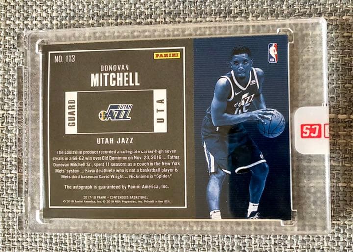 NBAカード Donovan Mitchell ルーキーサイン 75枚限定 ほか