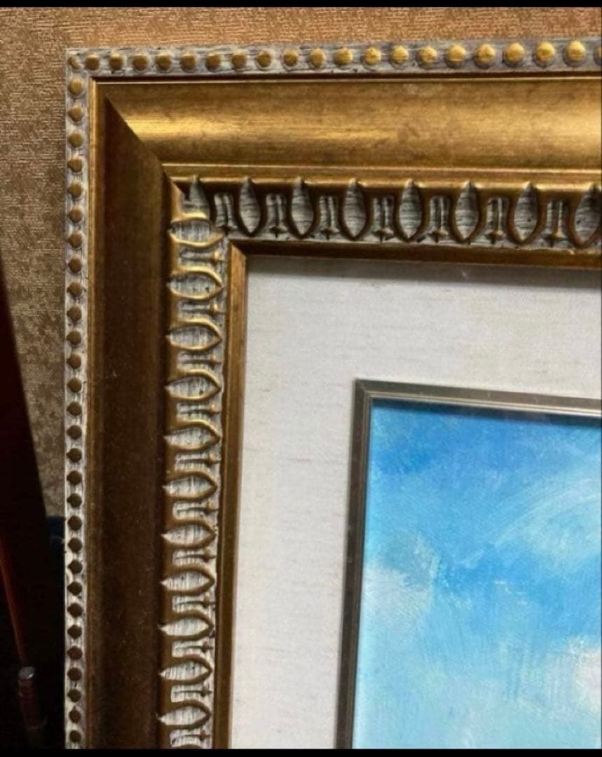 絵画　「地中海への道」　セルジュ・ルゴン