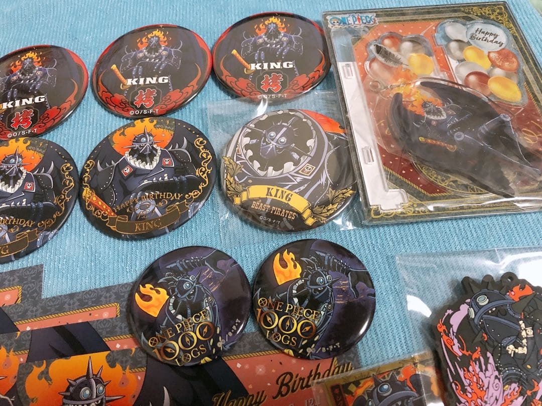 ONEPIECE キング 麦たま アルベル 缶バッジ アクスタカイドウ まとめ