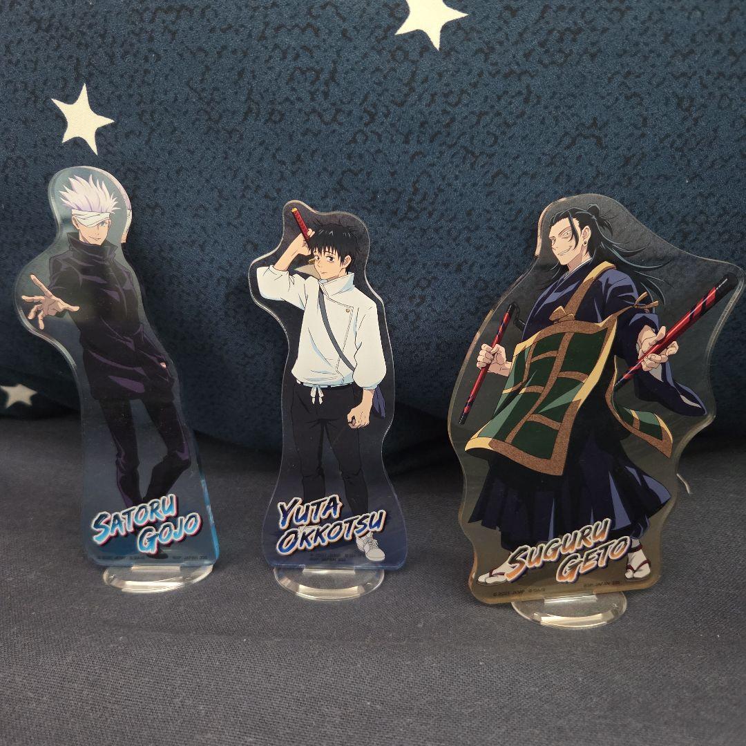呪術廻戦0 祈本里香 乙骨憂太 ドリンクホルダー　ビックアクスタ他アクスタセット