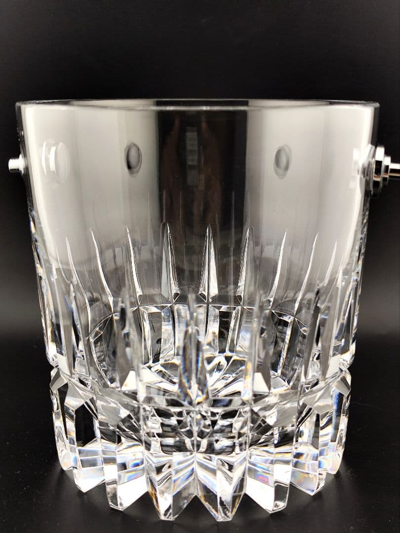 【超希少】佐々文夫 HOYA 最高級クリスタル アイスペール 共箱付 切子