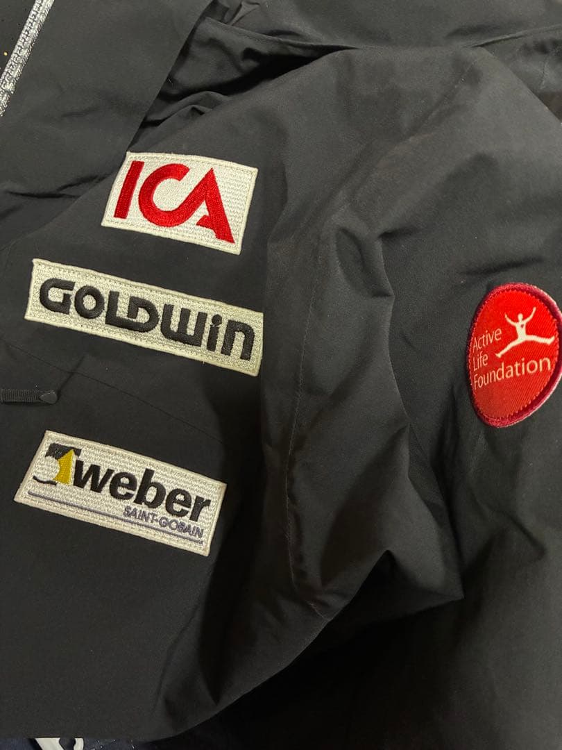 レア【GOLDWIN】M スキー、スノボ　スウェーデン ウェア セット AUDI