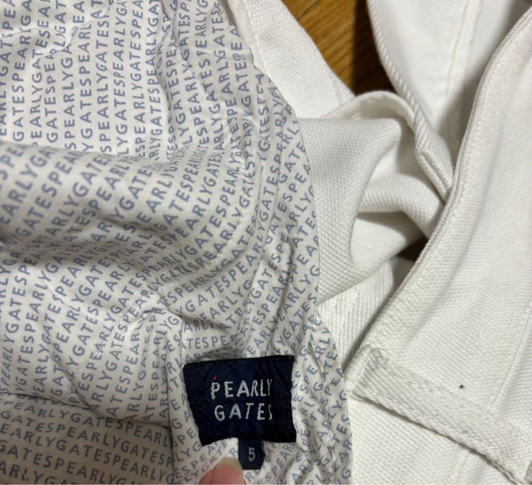 PEARLY GATES ホワイト パンツ 美品