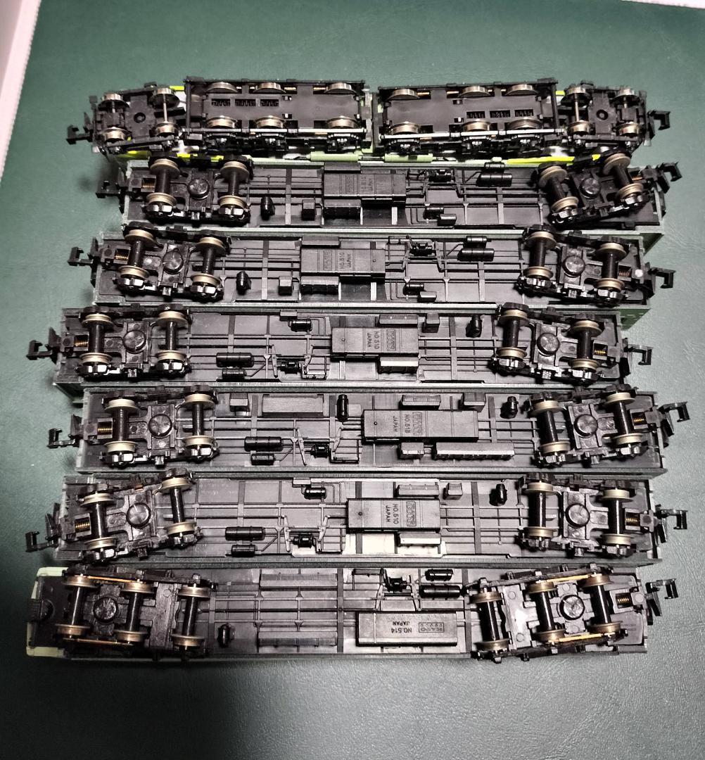 ②　Nゲージ　青大将　 FE58 + 客車　6両　【即購入可】