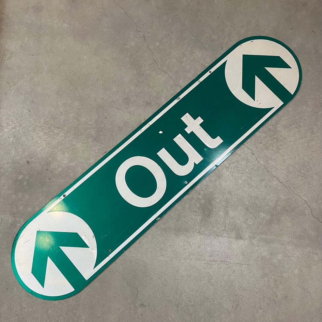 Out ロードサイン アメリカ ビンテージ ガレージ ディスプレイ