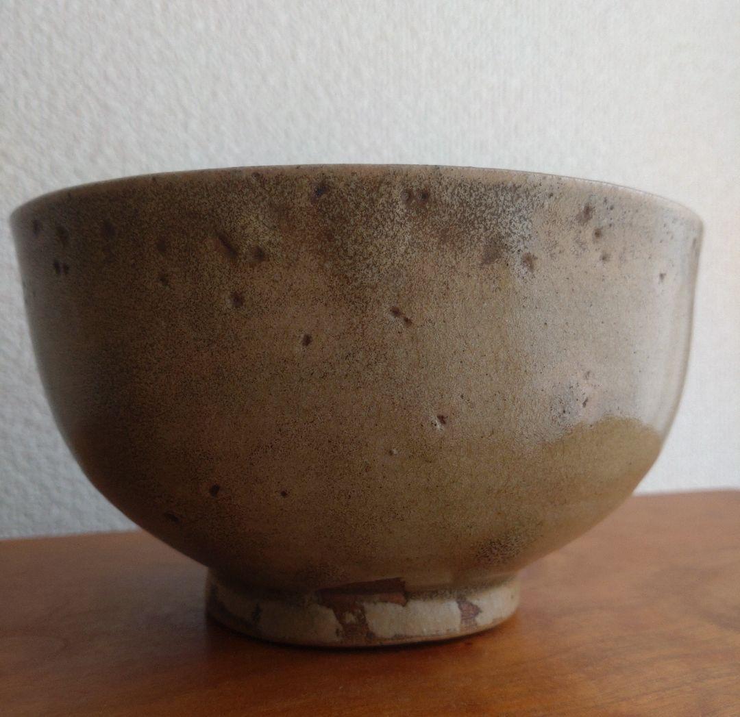 【高麗・李朝・朝鮮】高麗青磁茶碗　古陶　象嵌菊花文　雲鶴狂言袴