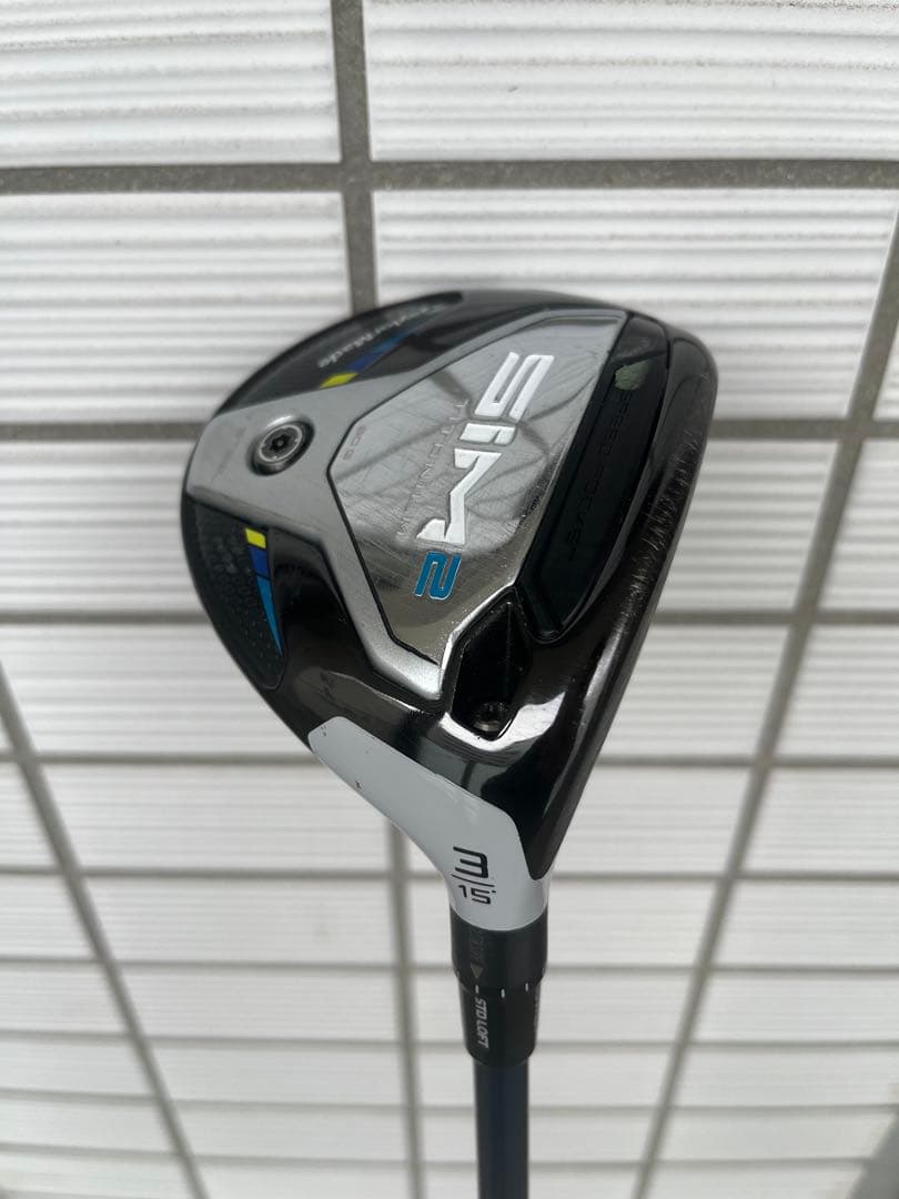 中古テーラーメイド　SIM2 フェアウェイウッド　3W（シャフト新品・未開封）