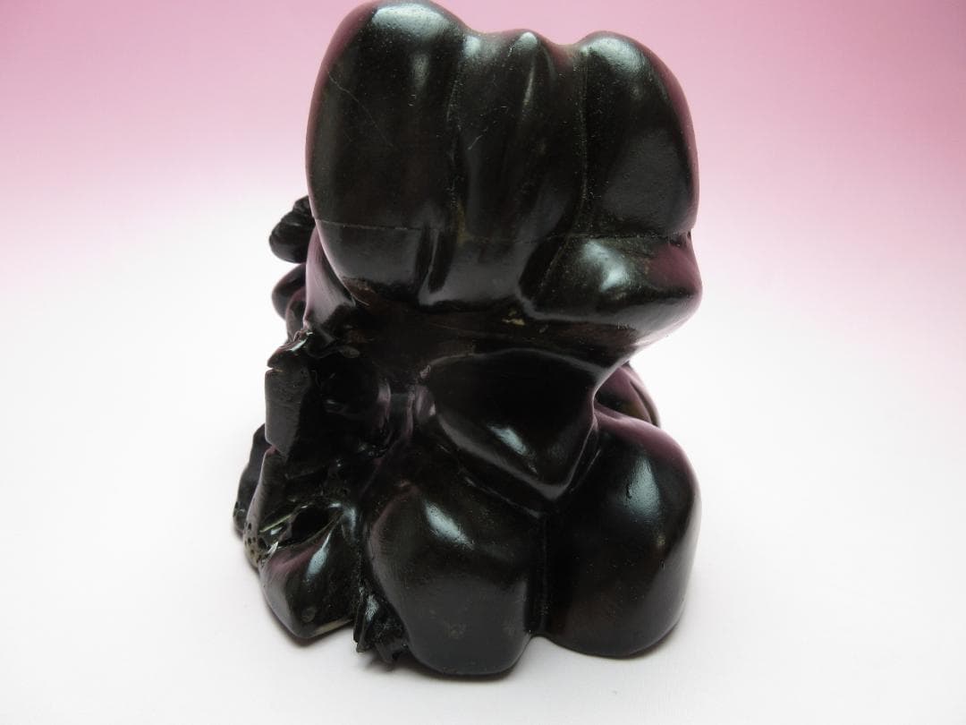 天然ひすい 本翡翠 樹脂含侵なし 葡萄置物 TN111 70728