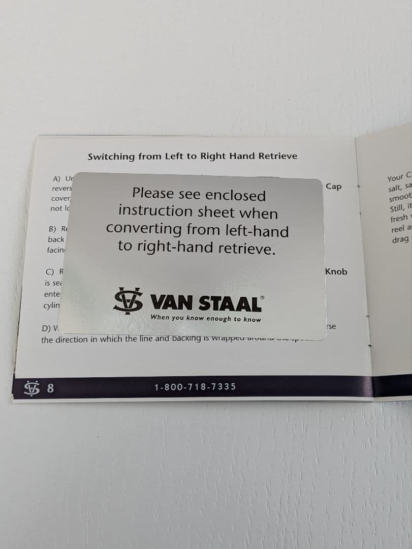 ✨️未使用/正規品✨️ VAN STAAL ✴️C-VEX 7/8✴️