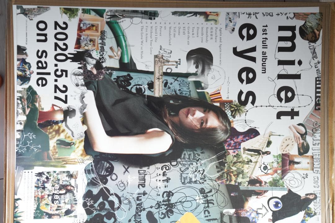 Milet １st ALBUM 「Eyes」 告知・販促用ポスター