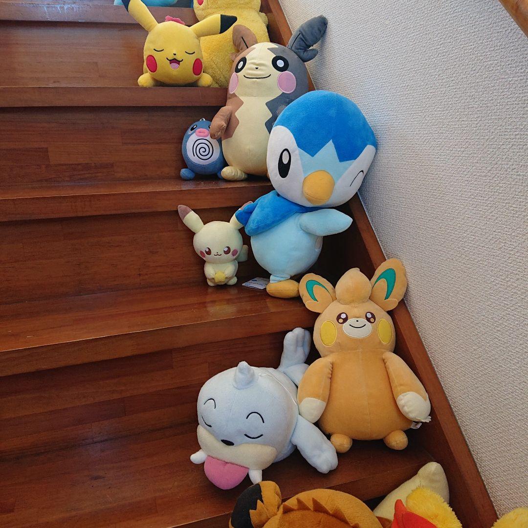 まとめてポケモンぬいぐるみ38体　Pokémonセンターほかで購入収集 でっかい