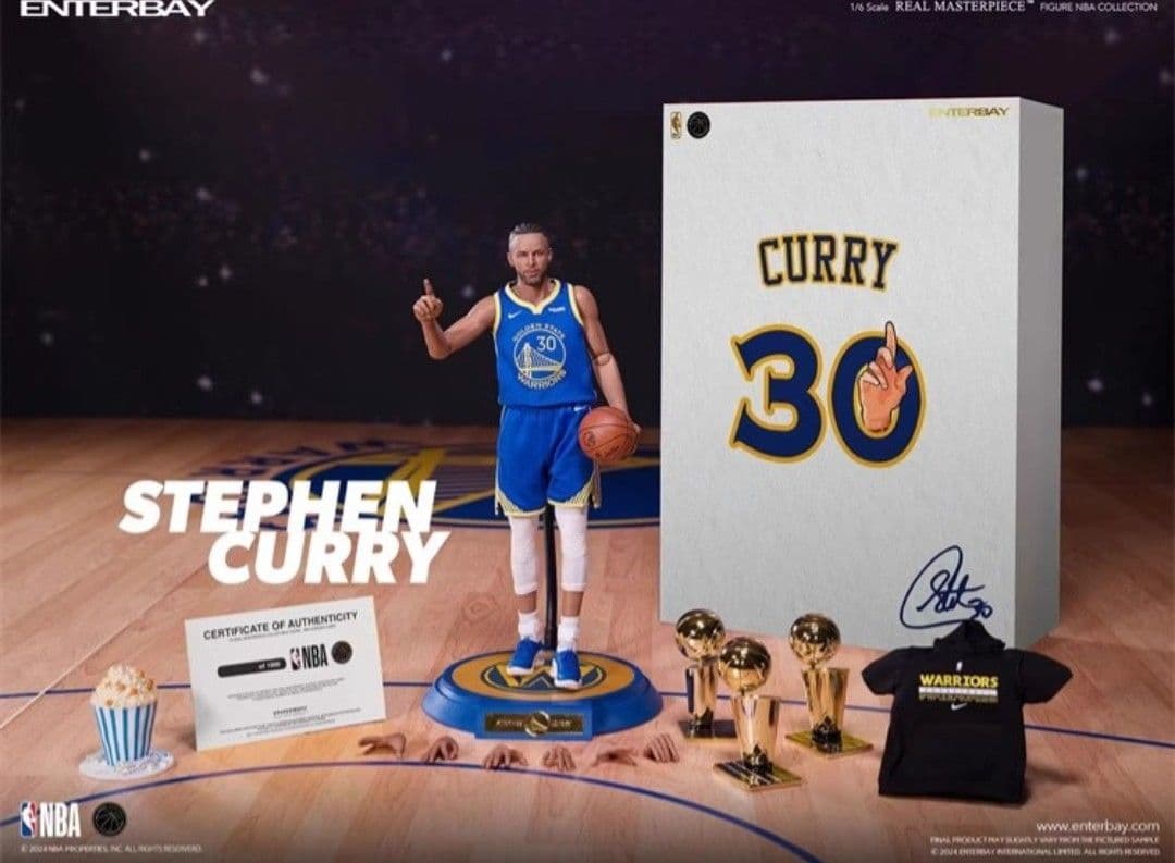 新品　1/6　エンターベイ　ステフィン・カリー　アクションフィギュア