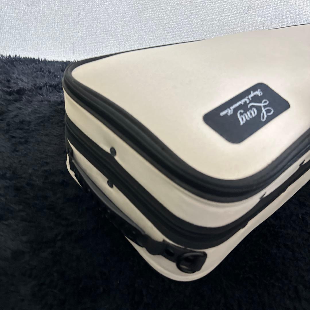 高級 Lang バイオリンケース 4/4サイズ 弦楽器 湿度計付き