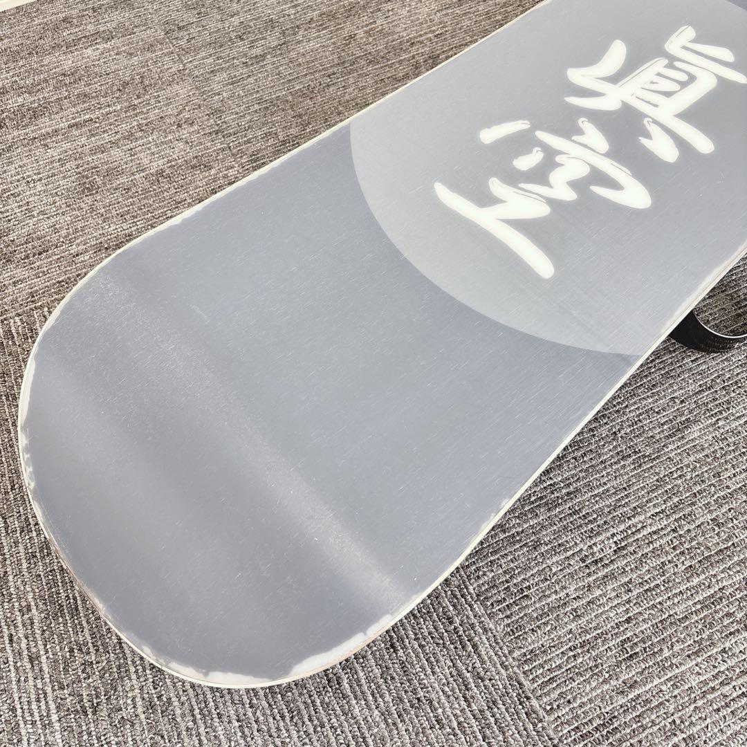 61美品❗️超豪華❗️眞空雪板等/風眞モデル スノーボードセット★155cm+ビン付