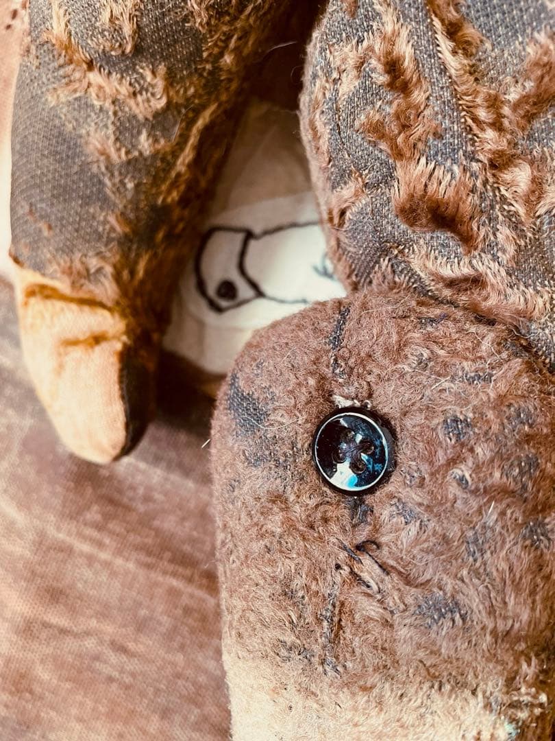 フランス　ブラウン　ヴィンテージベア　アンティークベア　JPM