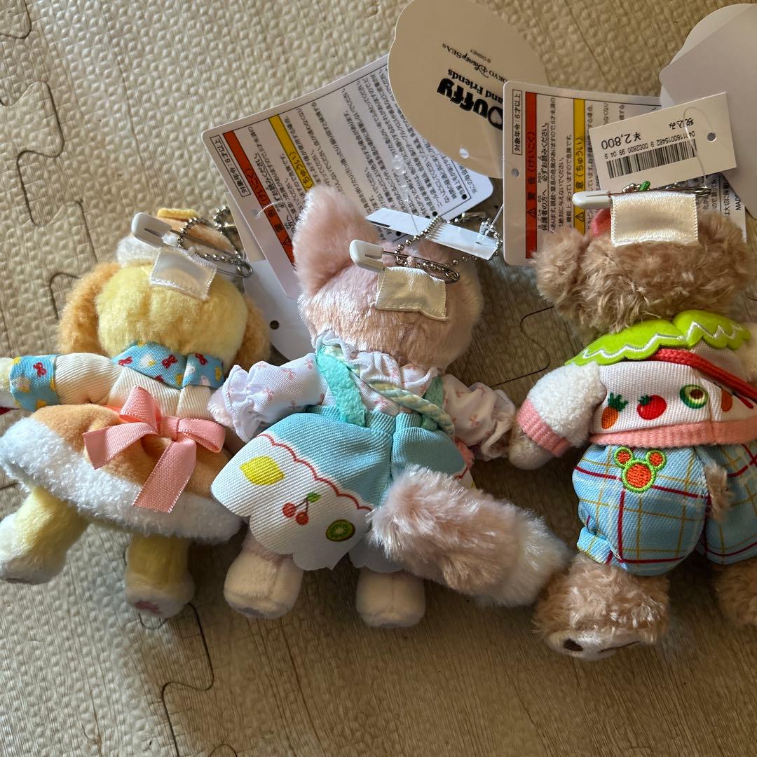 ディズニー　ワンダフルキッチン　ぬいぐるみバッチ