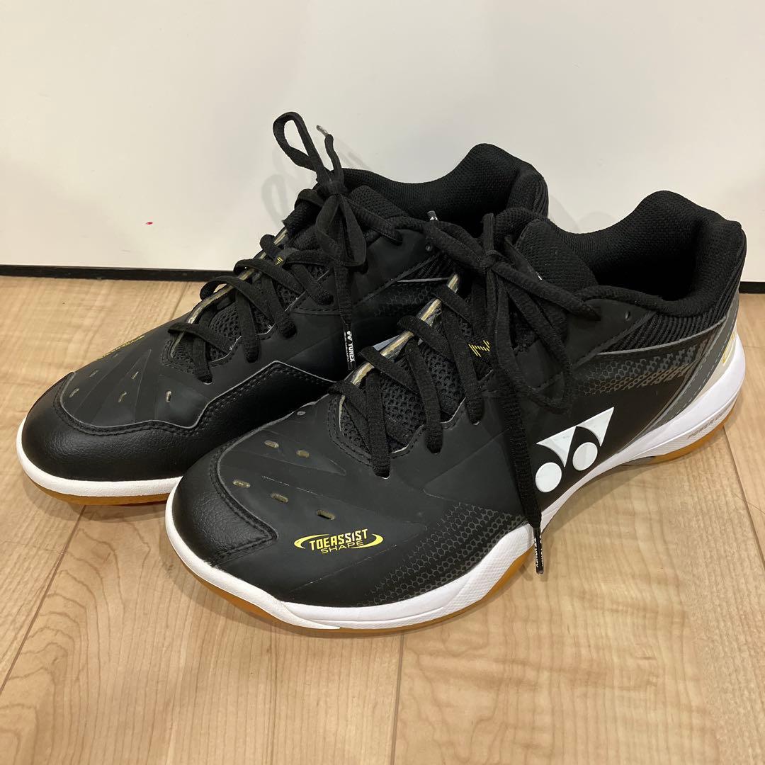 【美品】 YONEX パワークッション65Z バドミントンシューズ ブラック