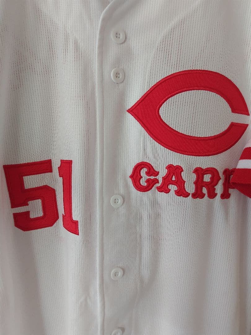 最終価格【アレンジ品】広島東洋カープ 復刻ユニフォーム#51 前田智徳さん L