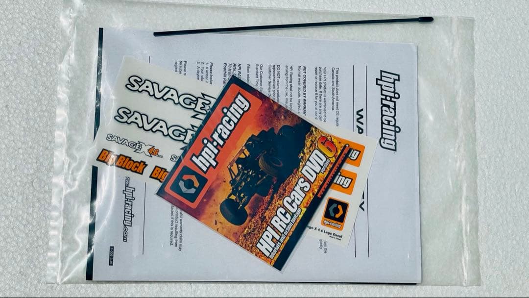 ［未使用］ hpi-racing SAVAGE X 4.6 エンジンカー