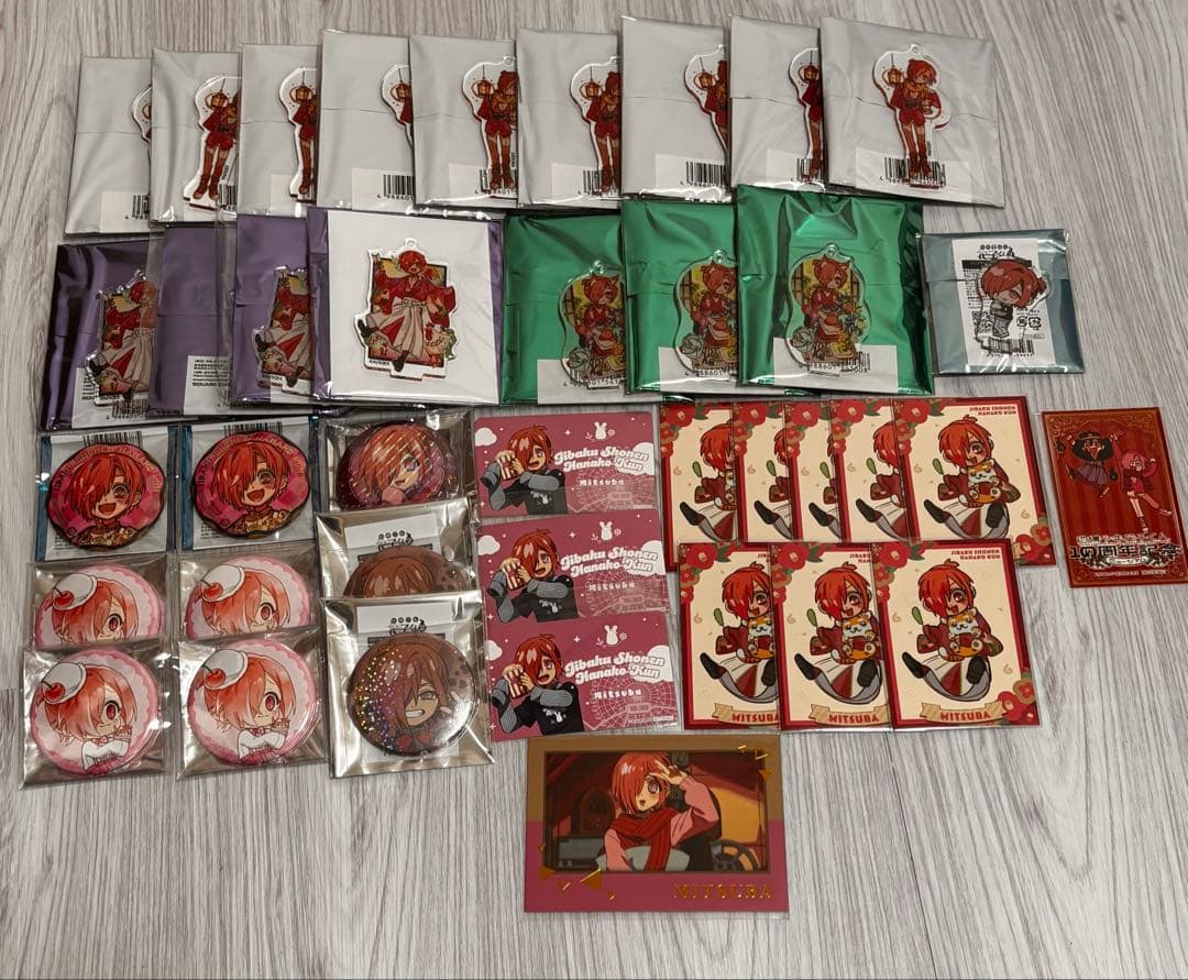 地縛少年花子くん ミツバ 10周年ミュージアム ランタン 化け猫旅館 缶バッジ