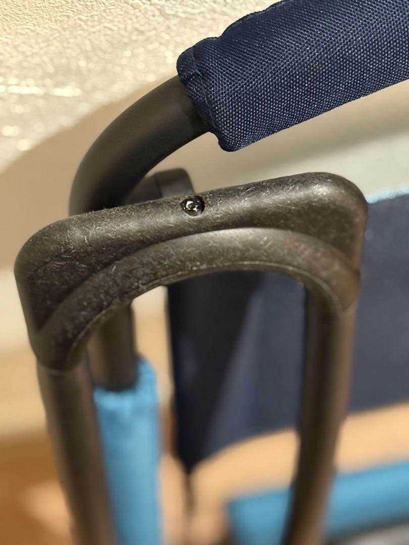 Ogawa ハイ&ロー2ウェイチェア 【ネイビー・ブルー】美品2脚セット