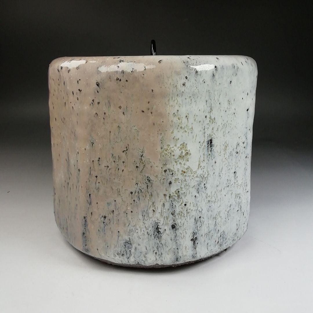 Ｗ２３　水指　『萩　水指』『小萩窯　厚東建信 造』　共箱　茶道具