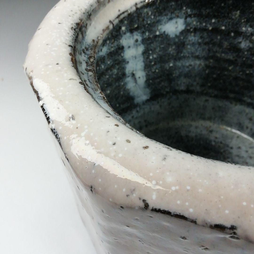 Ｗ２３　水指　『萩　水指』『小萩窯　厚東建信 造』　共箱　茶道具