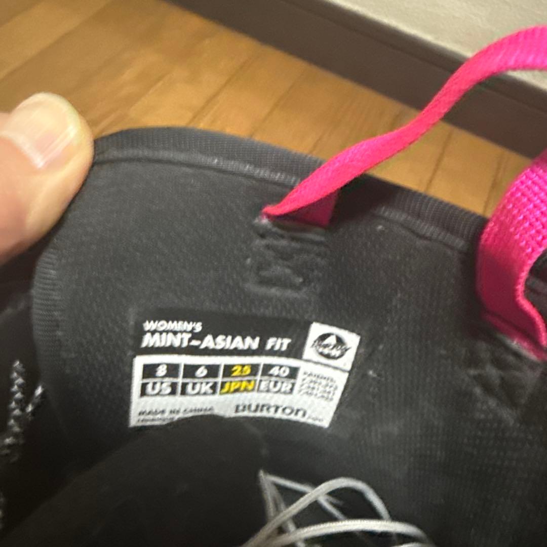 BURTON スノーボードブーツ ブラック/ピンク