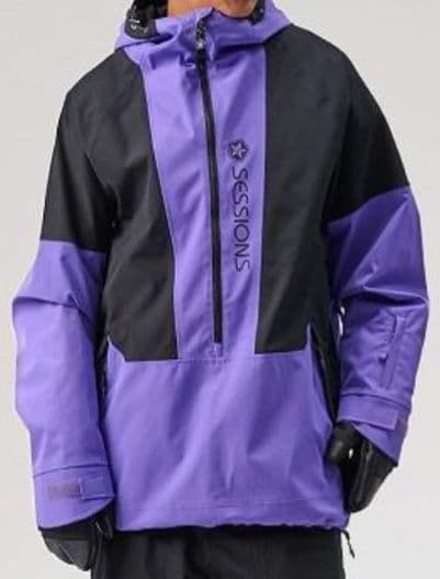 SESSIONS CHAOS PULLOVER JACKET PURPLE　ＸＬ