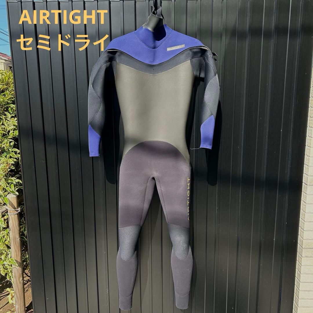 AIRTIGHT エアータイト 5×3mmセミドライウェットスーツ サーフィン